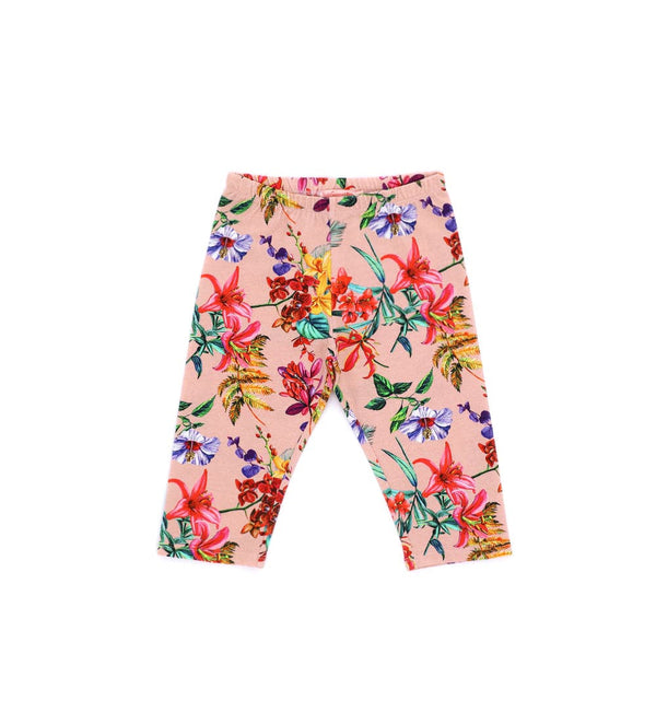 FLOWER FANTASY COTTON GIRLS COZY LEGGINGS - Little Betty