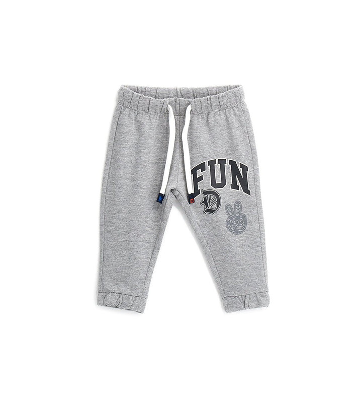 FUN DRAWSTRING COTTON FLEECE TODDLER BOYS SWEATPANTS - Little Betty