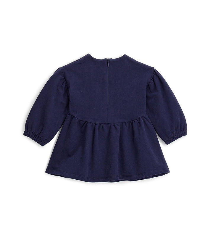 FUN FURRY CAT-EARED FLEECE DRESS FOR BABY GIRL - Little Betty