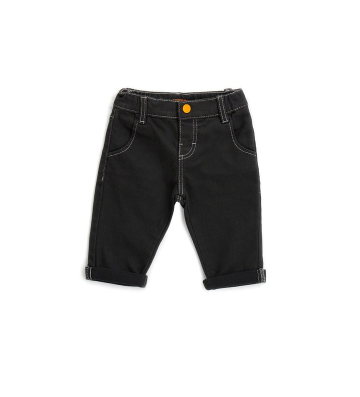 GABARDINE TODDLER BOY BLACK PANTS / GREY PANTS- Little Betty