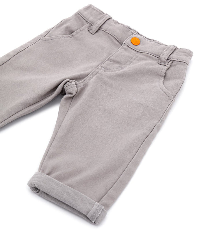 GABARDINE TODDLER BOY BLACK PANTS / GREY PANTS- Little Betty