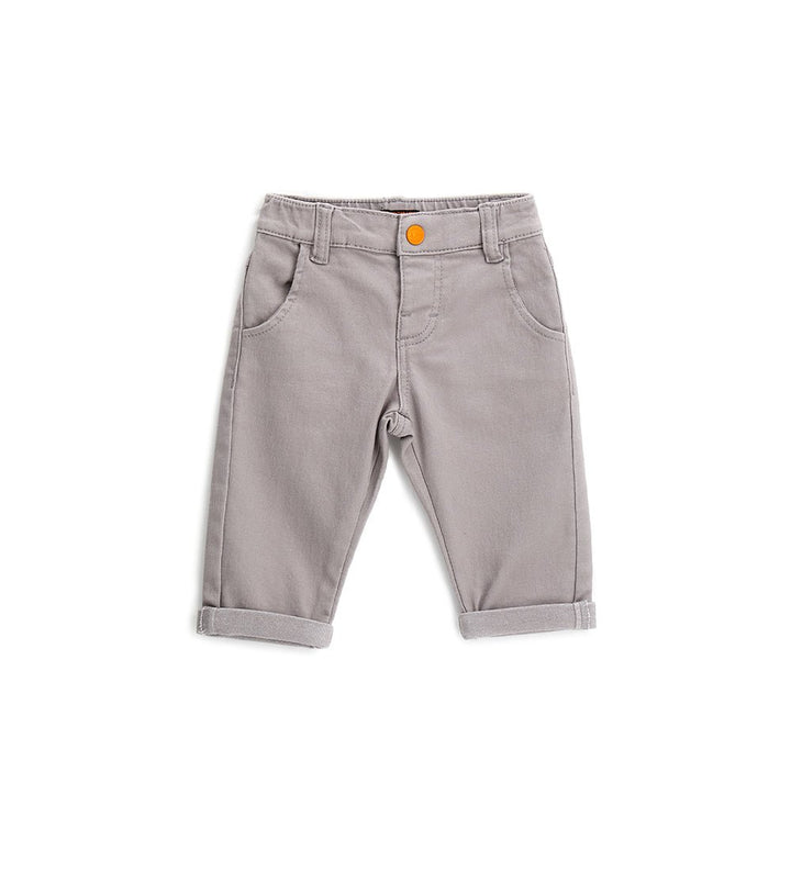 GABARDINE TODDLER BOY BLACK PANTS / GREY PANTS- Little Betty