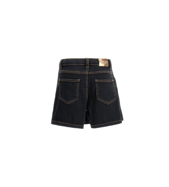 GIRLS SKORTS DENIM PLEATED SKIRT-PANTS - Little Betty