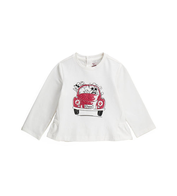 GLAM RIDE SNAP-BACK TEE - TODDLER GIRL LONG SLEEVE SHIRTS - Little Betty