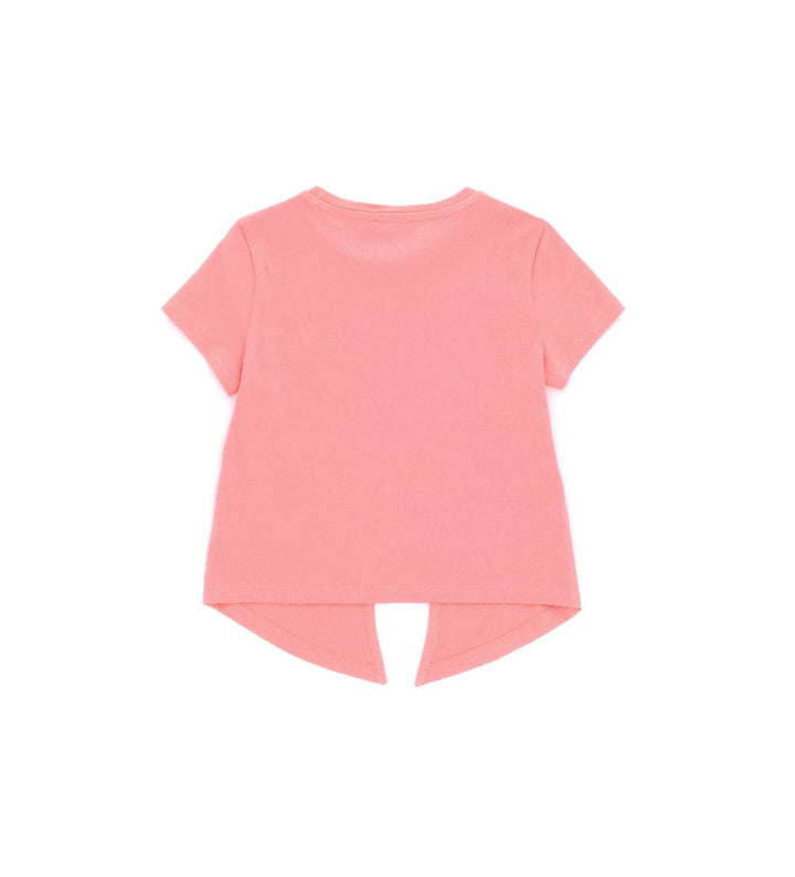 GLITTER LOVE T-SHIRTS FOR GIRLS WITH FRONT KNOT - Little Betty