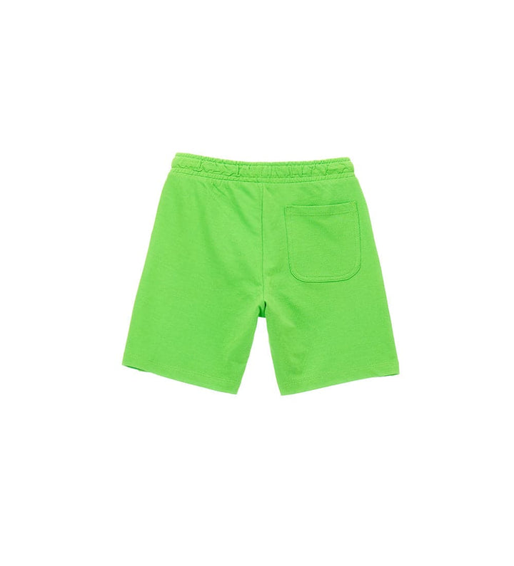 GREEN BASIC BERMUDAS FLEECE COTTON BOY SHORTS - Little Betty