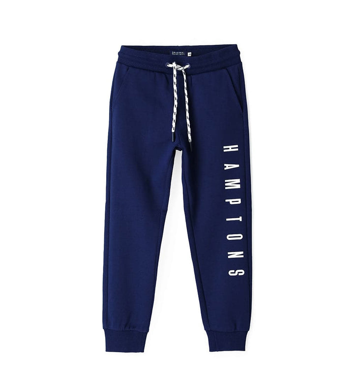 HAMPTONS COTTON DRAWSTRING SWEATPANTS  - JOGGER PANTS FOR BOYS - Little Betty