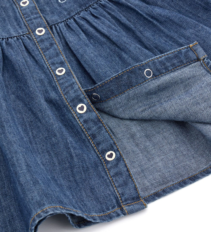 KITTEN CHIC TODDLER GIRL DENIM DRESS - Little Betty