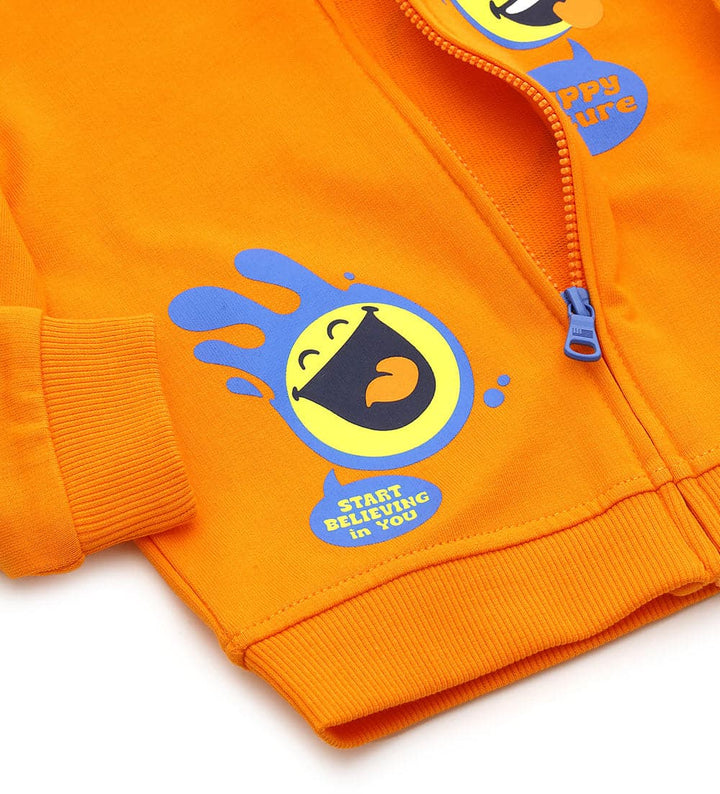 LAUGH & LOUNGE TODDLER BOY ZIP UP HOODIE - Little Betty