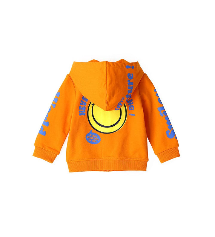 LAUGH & LOUNGE TODDLER BOY ZIP UP HOODIE - Little Betty