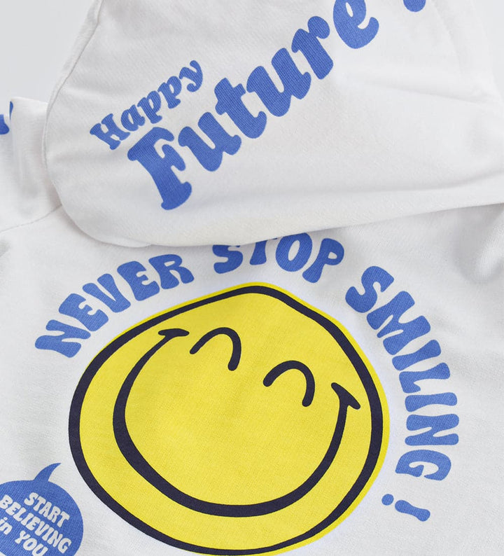 LAUGH & LOUNGE TODDLER BOY ZIP UP HOODIE - Little Betty