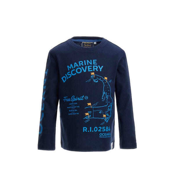MARINE DISCOVERY TEE  - BOYS LONG SLEEVE SHIRTS - Little Betty