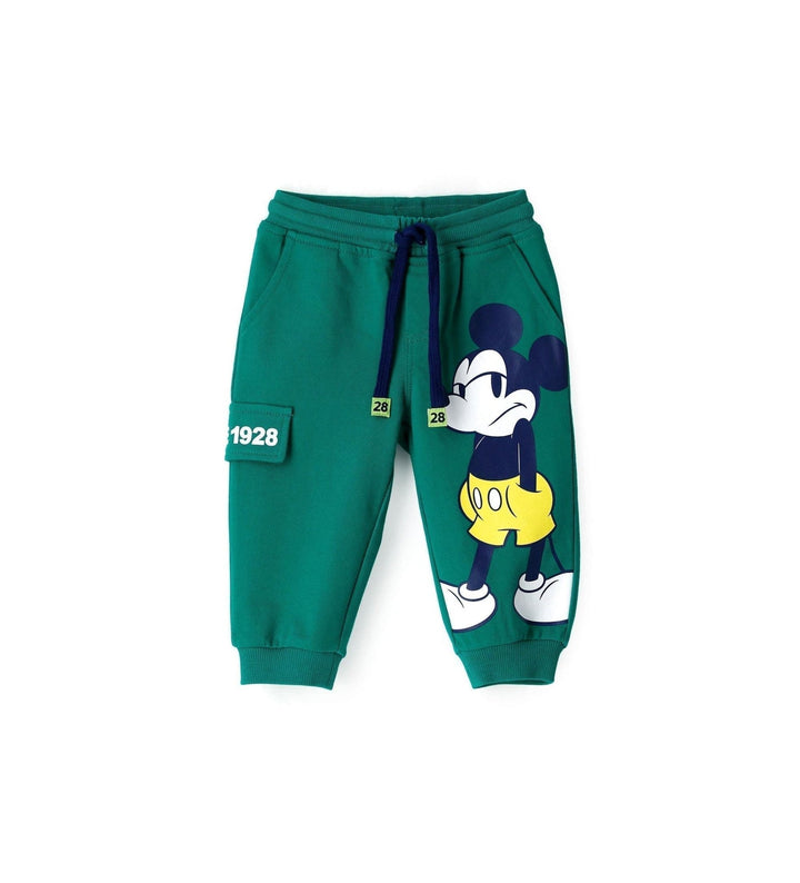 MICKEY MAGIC PLAY BABY BOY PANTS IN GREEN - Little Betty
