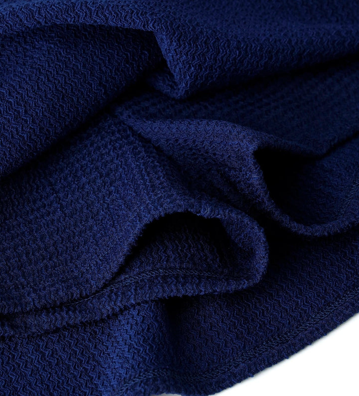 NAVY GIRLS RUFFLE SKIRT WITH ELASTIC WAIST - Little Betty