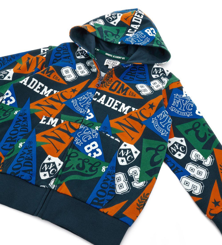 NIC EYE-CATCHING STYLE COTTON BOYS ZIP UP HOODIE - Little Betty