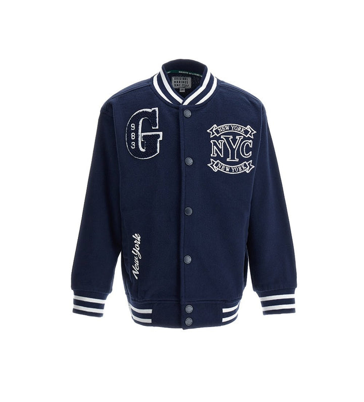 NYC VIBES BOYS BOMBER JACKET - Little Betty