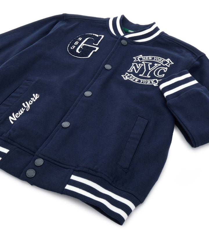 NYC VIBES BOYS BOMBER JACKET - Little Betty