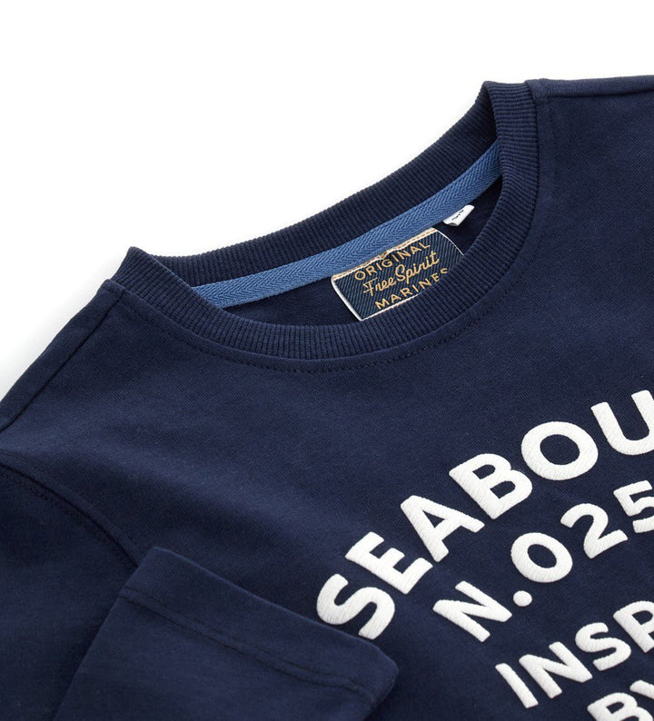 OCEAN-INSPIRED TEE - BOYS LONG SLEEVE T SHIRTS- Little Betty