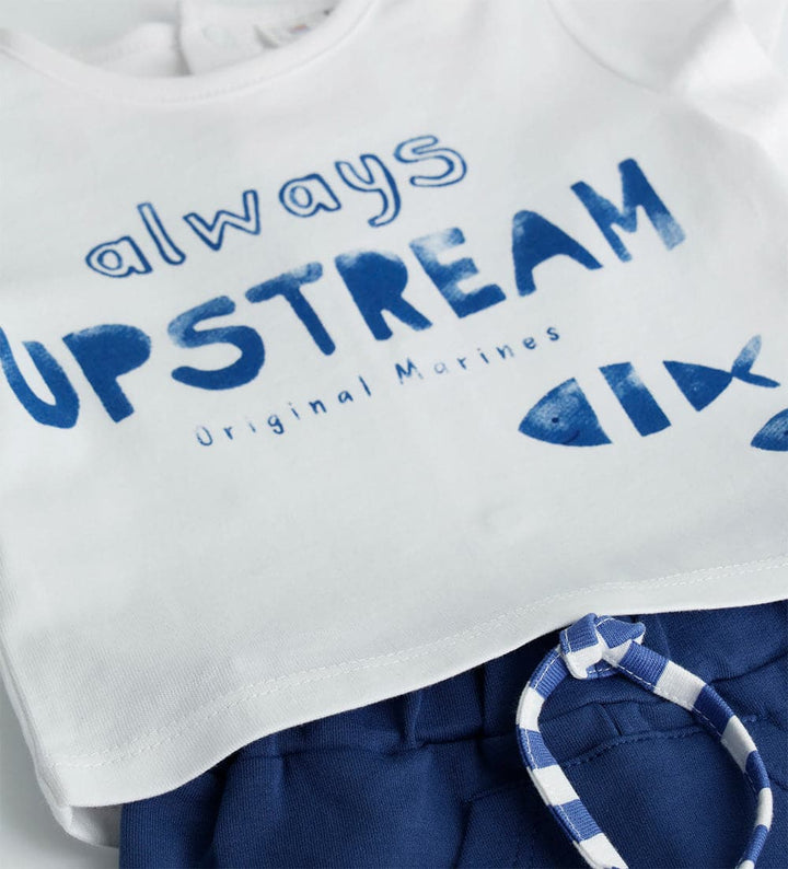 OCEAN LOVER T-SHIRTS AND SHORTS NEWBORN SET - Little Betty
