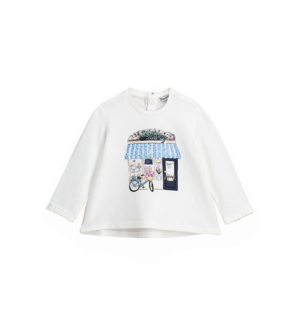 PARISIAN SUMMER TEE - TODDLER GIRL LONG SLEEVE SHIRTS - Little Betty