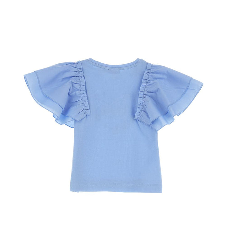 PEARL PETALS RUFFLE GIRLS BLOUSE TOP - Little Betty