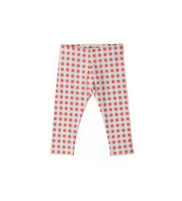 PINK OVERPRINT SOFT COTTON BABY GIRL LEGGINGS - Little Betty