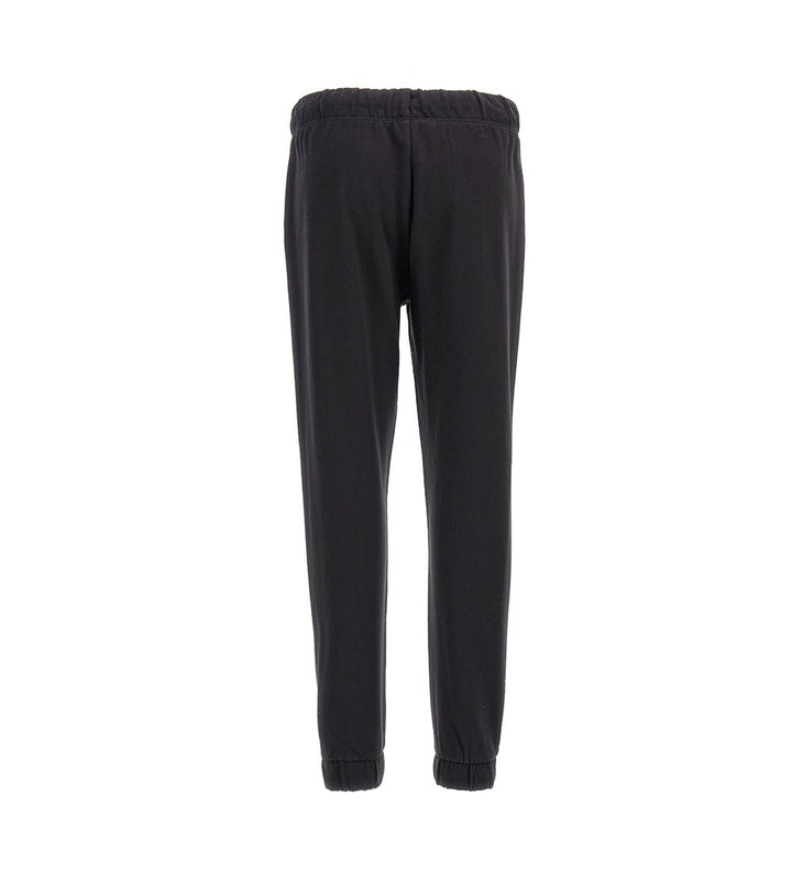 PRINT COTTON FLEECE BOYS BLACK SWEATPANTS - Little Betty