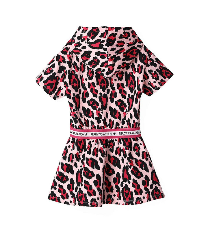 SASS & STYLE LEOPARD GIRLS RED DRESS - Little Betty
