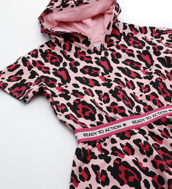 SASS & STYLE LEOPARD GIRLS RED DRESS - Little Betty