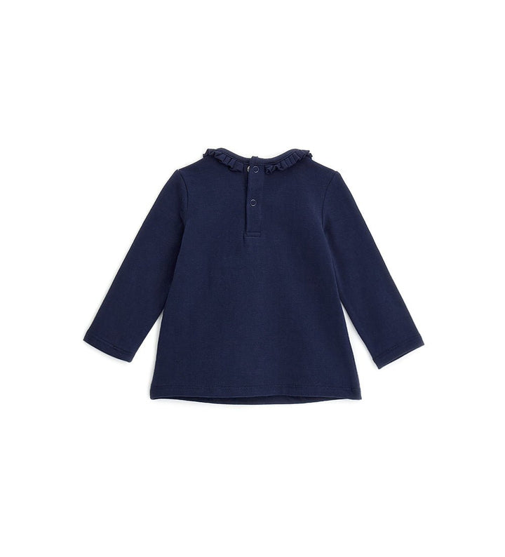 SEQUIN CAT BOW SNAP - TODDLER GIRL LONG SLEEVE SHIRTS - Little Betty