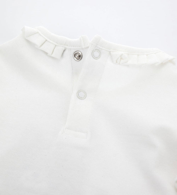 SEQUIN CAT BOW SNAP TEE - TODDLER GIRL LONG SLEEVE SHIRTS - Little Betty
