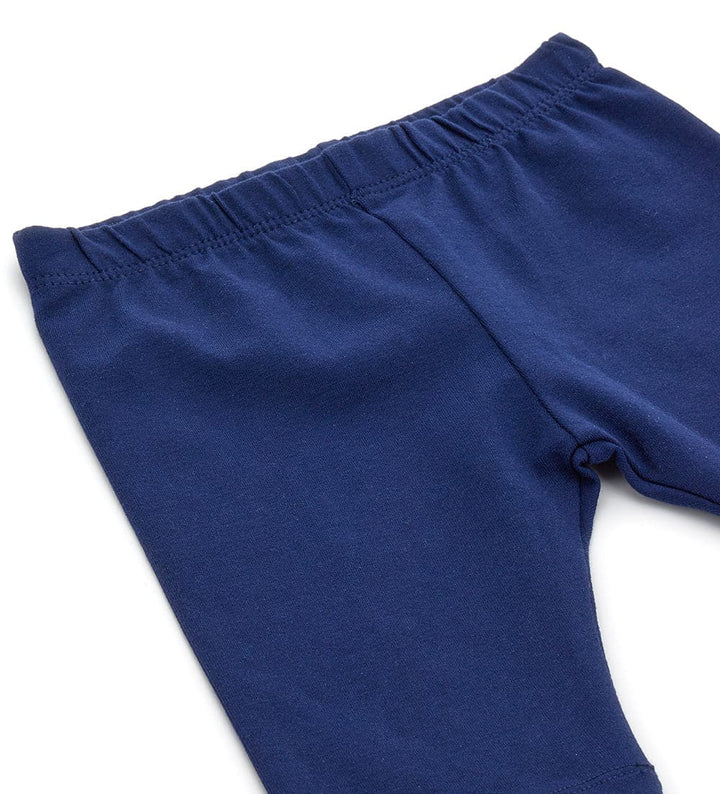 SHORT BREATHABLE SOFT STRETCHY COTTON BABY GIRL LEGGINGS - Little Betty