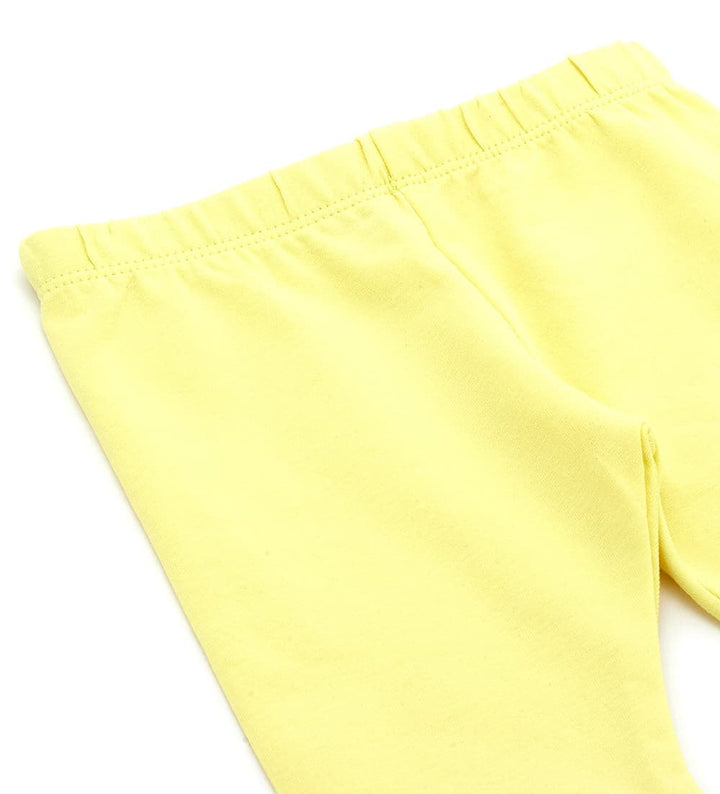 SHORT BREATHABLE SOFT STRETCHY COTTON BABY GIRL LEGGINGS - Little Betty