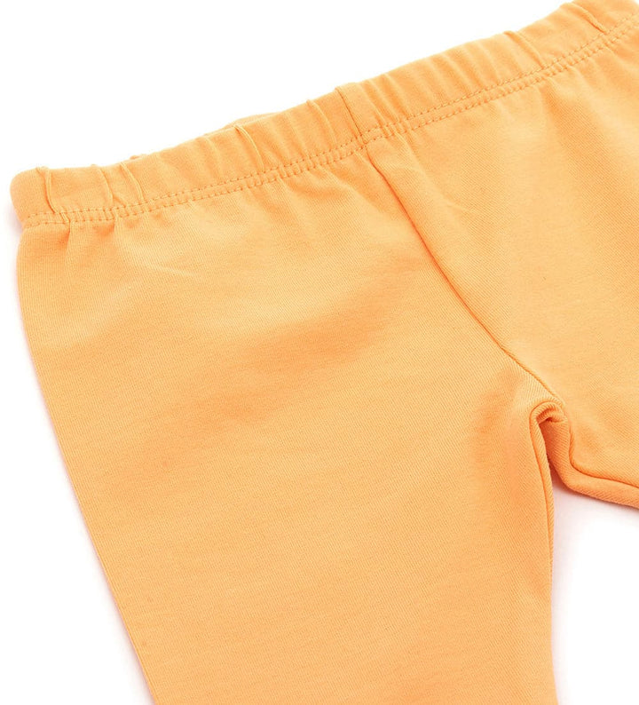 SHORT BREATHABLE SOFT STRETCHY COTTON BABY GIRL LEGGINGS - Little Betty