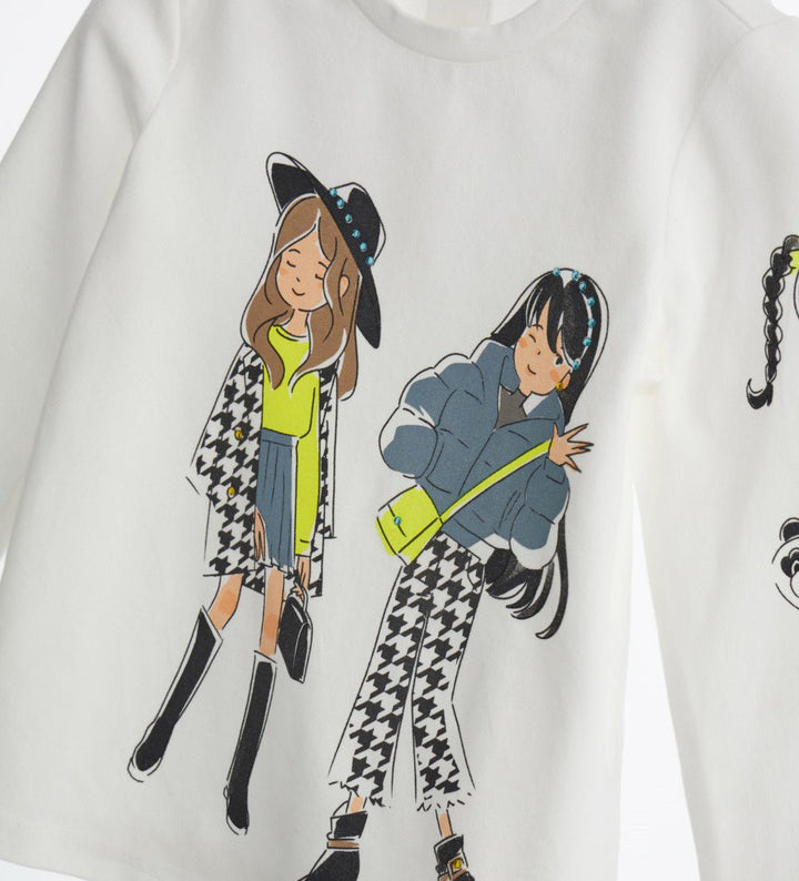 SNAP-BACK TRENDY GIRLS - TODDLER GIRL LONG SLEEVE SHIRTS