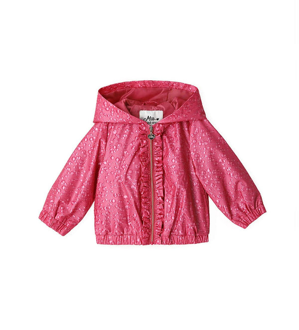 SPARKLE STORM-HOODED TODDLER GIRL RAINCOAT- Little Betty
