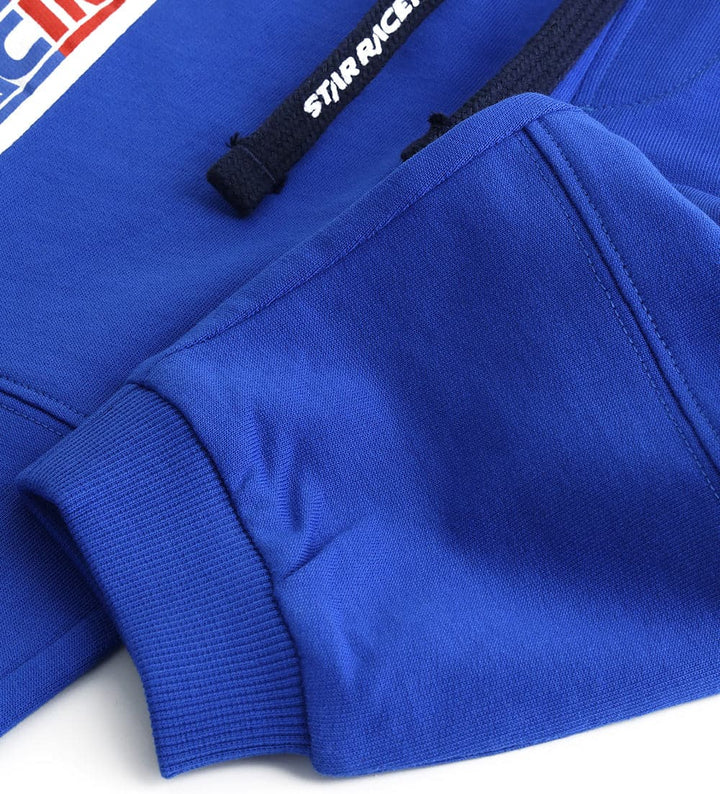 STAR RACER BLUE 100% COTTON TODDLER / BABY BOY PANTS  - Little Betty
