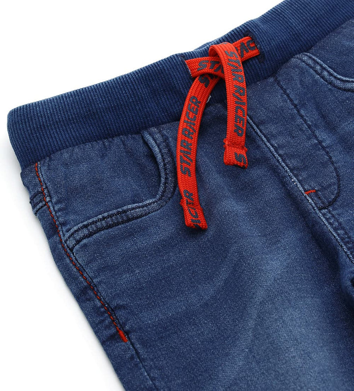 STAR RACER COTTON FLEECE DENIM TODDLER BOY JEANS - Little Betty