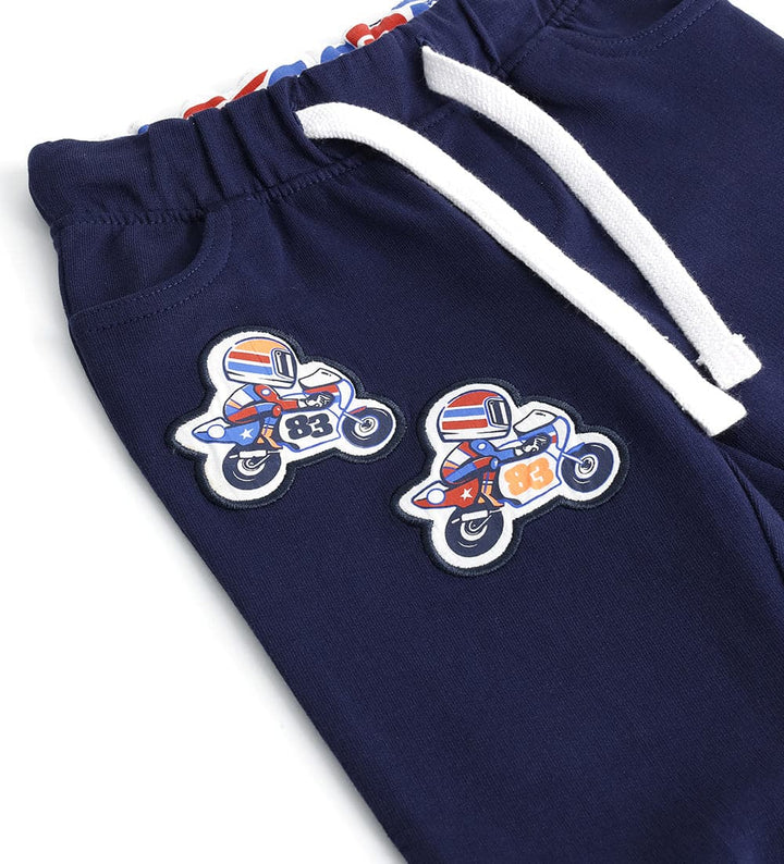 STAR RACER DRAWSTRING TODDLER SWEATPANTS  - Little Betty