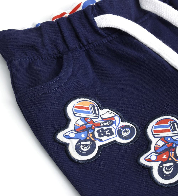 STAR RACER DRAWSTRING TODDLER SWEATPANTS  - Little Betty
