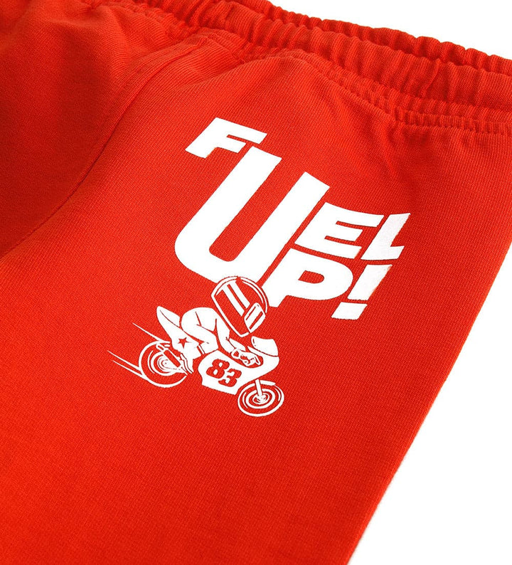 STAR RACER RED 100% COTTON BABY BOY SWEATPANTS - Little Betty