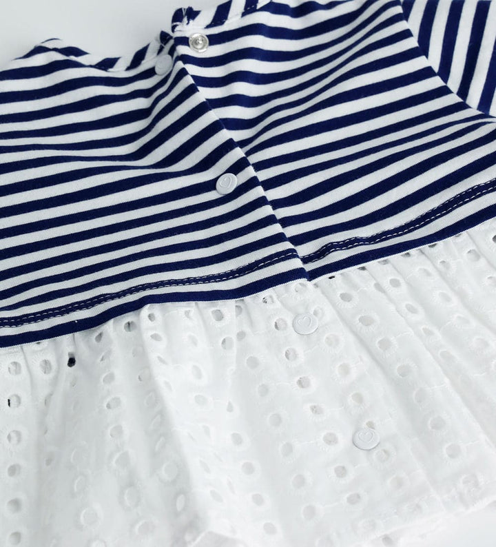 STRIPED BOW SANGALLO SHORT NEWBORN SET - Little Betty