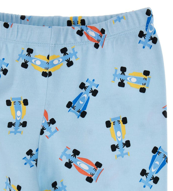 STYLISH PRINTED LONG TROUSER BOYS COTTON PAJAMAS SET - Little Betty