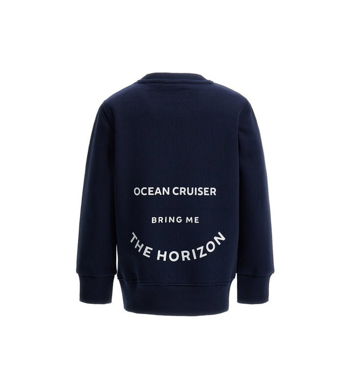 SWEATSHIRT WITH ROUND NECK - BOYS' LONG SLEEVE SHIRTS - Little Betty