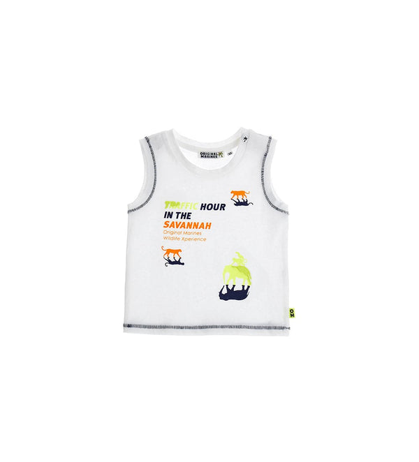 SAVANNAH EXPLORER COTTON TODDLER BOY TANK TOP - Little Betty