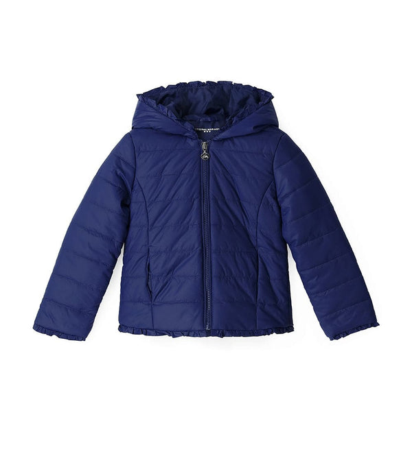 TRENDY LITE GIRLS LIGHTWEIGHT PUFFER JACKET IN NAVY - Little Betty