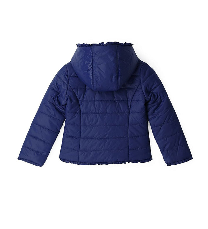TRENDY LITE GIRLS LIGHTWEIGHT PUFFER JACKET IN NAVY - Little Betty