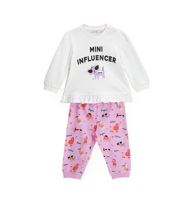 TRENDY MINI INFLUENCER TODDLER GIRL PAJAMAS SET - Little Betty