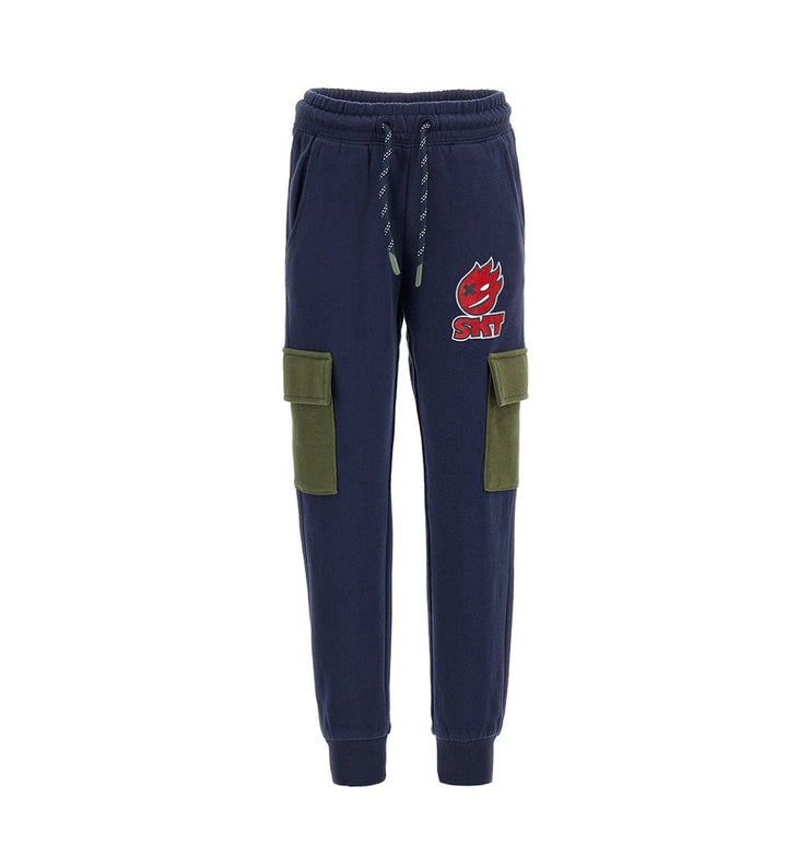 TRENDY PRINTED COTTON POCKET SWEATPANTS FOR BOYS - Little Betty
