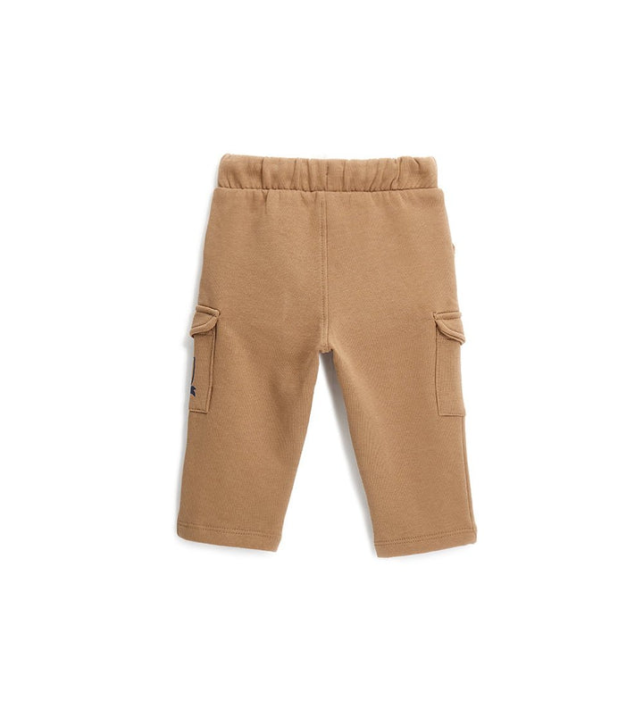 UTILITY POCKET FLEECE BABY BOY PANTS  - Little Betty
